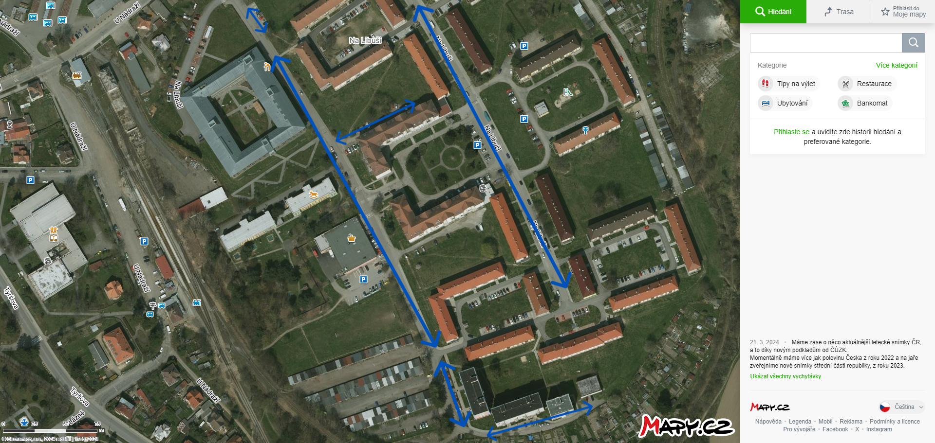 Blokové čištění pondělí 5.5.2025 sídliště Na Libuši